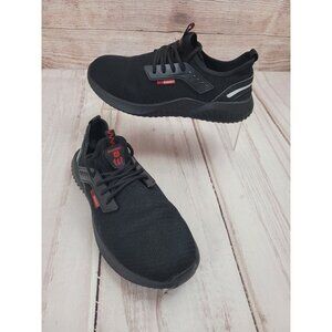 SUADEX Men's Composite Black Steel Toe Midsole Work Shoes Size 36 US 5.5